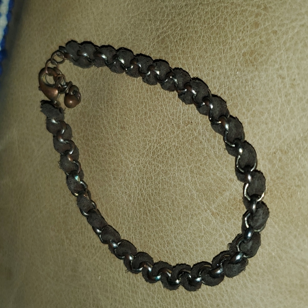 Earthy Red and Blue Bracelet lot - Picture 4 of 11